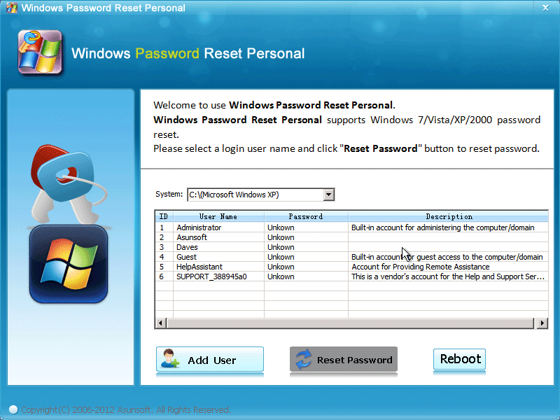 Windows Password Reset Software Download
